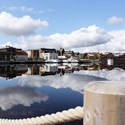 Vy över norra hamnen i Luleå