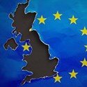 Bild på Storbritannien och EU stjärnor